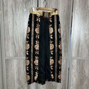 Vtg Hrant Gillian Skirt Handmade Costume Brocade